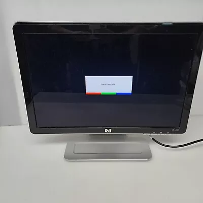 HP W1907 Widescreen LCD Monitor 19  DVI VGA 435820-101 RK283AA Built-in Speakers • $39.99