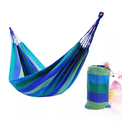 Camping Equipment Swing Sleeping Bed Hammock Swing Leisure Double Hammock • £36.89