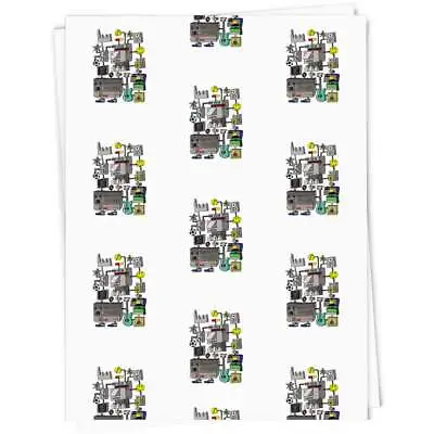 'Music Machine' Gift Wrap / Wrapping Paper / Gift Tags (GI020456) • £3.99