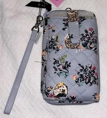 Vera Bradley RFID Smartphone Wristlet Hedgehog Wild #28460-14687 NWT • $45.99