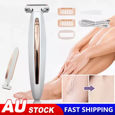 Cordless Electric Lady Shaver Painless Razor Bikini Trimmer Rechargeable Wet&Dry • $9.89