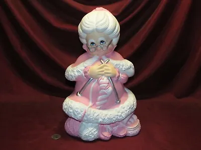 Pink Themed Large Mrs Santa Claus Hand Painted Finished Ready To Display • $119.99