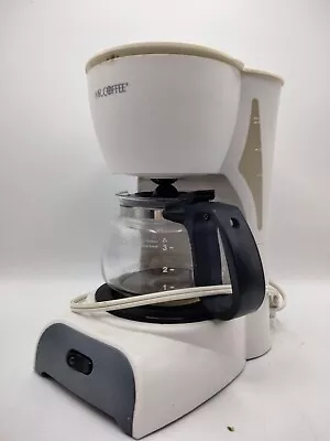 Mr. Coffee 4-Cup Coffee Maker White DR4 Simple Brew Tested • $18.99