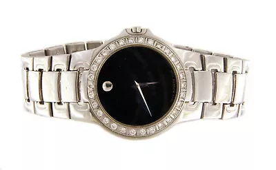 Movado 81 G1 1898 35mm Museum Diamond Bezel Stainless Steel Quartz 7.5  • $849