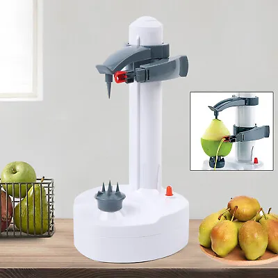 Electric Fruit Peeler Potato Vegetable Peeling Machine 3-Blade Apple Peeler • £17