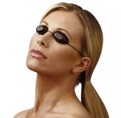 2 X Sunbed Goggles Tanning Bed UV Eye Protection Slim Line Elasticated IGOGGLES  • £3.49