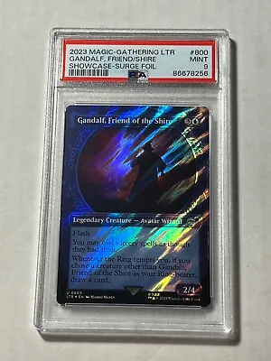 Gandalf #800 Showcase Surge Foil PSA 9 MINT 2023 MTG Lord Of The Rings • $30