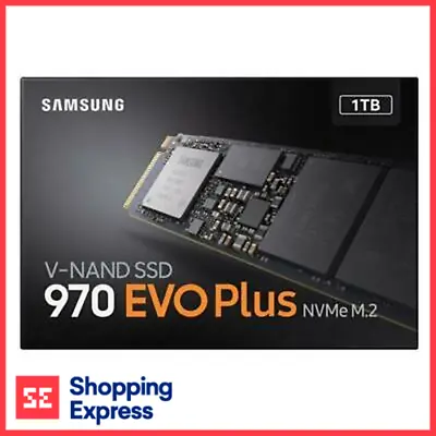 Samsung 1TB SSD 970 EVO+ M.2 V-NAND 3500MB/s NVMe Solid State Drives • $249