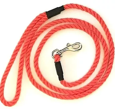 Trigger Clip Rope Lead For Dogs 8 Mm X 120 Cm Long Strong Handmade In UK • £5.99