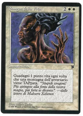MTG (Italian) Lifeblood Legends Magic The Gathering Rare • $20