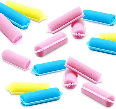 36 Pieces Foam Sponge Hair Rollers Soft Curlers For Short Hair Mini Roll Curl • £12