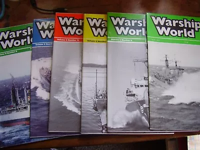 Job Lot X 6 1988 To 2004 Warship World War Military Magazines Hms Manxman Mohawk • £6.50