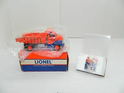 LIONEL TRAINS  EASTWOOD # 343500 LIONEL LINES DUMP  TRUCK With FIGURES MIB • $24.99