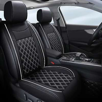 5 Seats Covers PU Leather Seat Cushion Full Set Cover For Volvo V50 V60 V70 V90 • $149.09