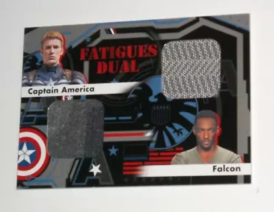 2014 Captain America Winter Soldier Fatigues Dual - Capt. America/Falcon #FD-10 • $22.32