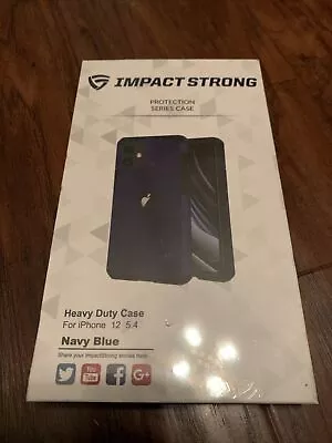 Impact Strong Heavy Duty Protection Case For IPhone 12 5.4” Navy New Sealed • $9.99