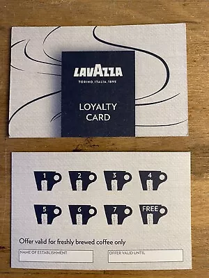 X500 Lavazza Italian Coffee Shop Loyalty Cards Mug CUP Expresso Cafe Card Stamp • £9.99