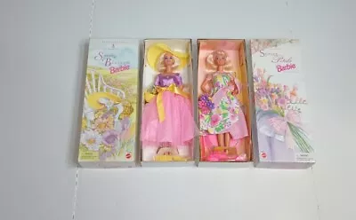 Spring Blossom Barbie Doll Avon Special Edition #15201 & #16872 Lot Of 2 🔥 NEW • $37.99