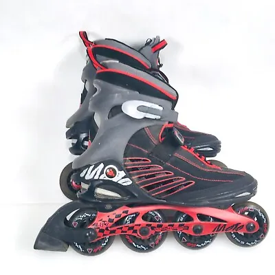 K2 Moto 84mm In-line Rollerblades Men’s 10 US Black Red Roller Blades Skates EUC • $52.25