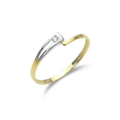 £80 • Buy 9ct Gold Staggered Set Diamond Stacking Ring / Diamonds / Rings / Size I - Q