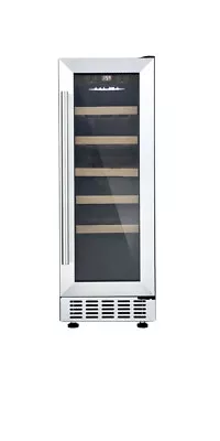 £249.99 • Buy Stainless Steel Wine Cooler | S/Steel 20 Bottle 30cm Undercounter Fridge