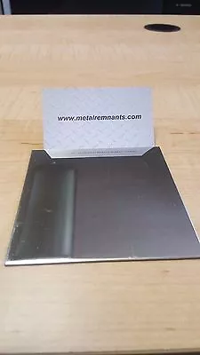 20 Gauge Stainless Steel #8 Mirror Finish 304 Sheet Plate 4  X 4  (set Of 4) • $7