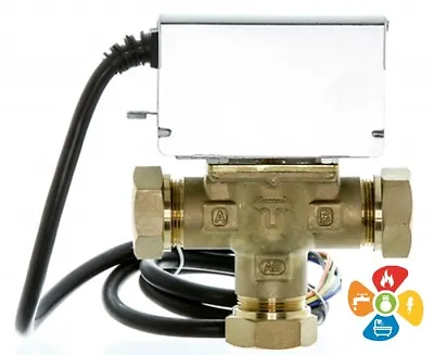 £39.50 • Buy 3 Port Mid Position Valve 22mm Direct Replacement For Honeywell V4073A1039 - TSV