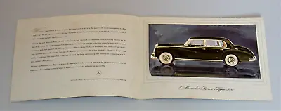 1952 MERCEDES BENZ TYPE 300 SEDAN Factory Invitation Brochure In English • $9.99