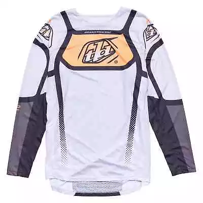 Troy Lee Designs GP Pro Air Bands Grey/Neo Orange Motocross Jersey Adult 2XL • $47.95