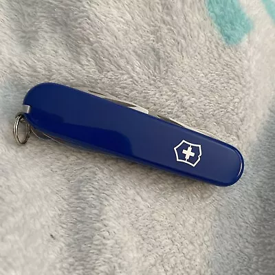 Victorinox Super Tinker Swiss Army Cobalt Blue Plus Scales 91MM Knife • $25