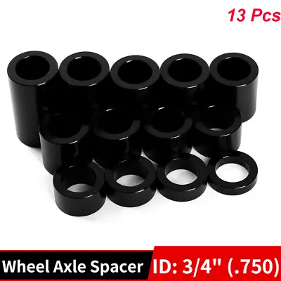 13 Length Wheel Axle Spacers 4 DYNA Sportster Softail Touring 3/4  ID 1 1/8  OD • $30.88