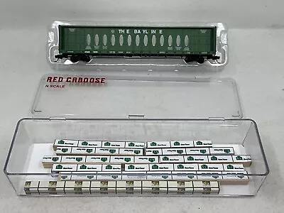 Red Caboose N Scale A&SAB The Bayline Centerbeam Car With Loads Item #RN-16627-3 • $49.99