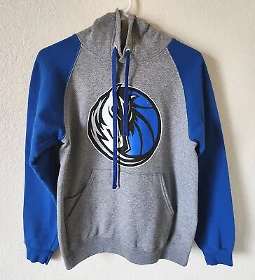 NBA Dallas Mavericks Hoodie Sweatshirt Adult Small Jerzees NuBlend Blue Gray • $17.95