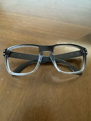 Oakley HOLBROOK Crystal Black Fade To Clear Replacement Frame Only 57mm • $59.99