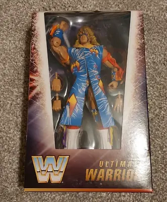 Wwe Elite Exclusive Wrestlemania 12 Ultimate Warrior Figure New Sealed • £25.99