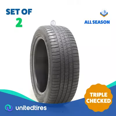 Set Of (2) Used 235/55ZR19 Michelin Pilot Sport A/S 3 Plus 105Y - 6.5/32 • $252.54