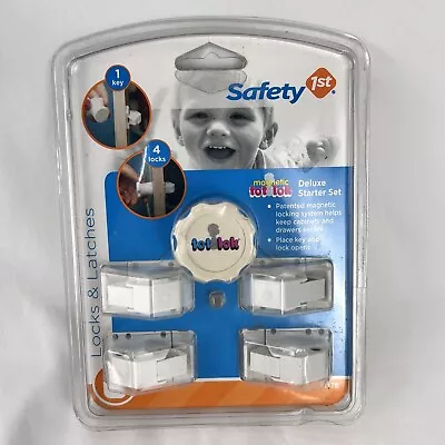 Baby Locks Safety 1st Magnetic Tot Lok Deluxe Starter Set 1 Key 4 Locks • $18.99