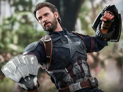 Hot Toys Avengers: Infinity War MMS480 Captain America 1/6 Scale  Figure • $179.99