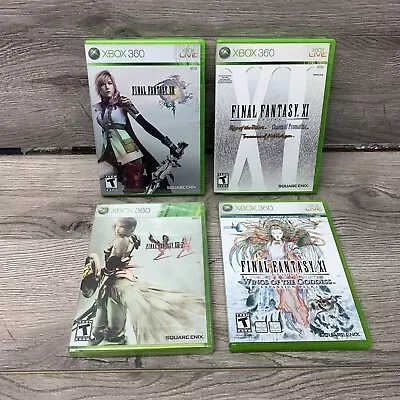 Final Fantasy Bundle 4 Games Xbox 360 FF XI Online FF VIII & FF VIII-2 (Sealed) • $19.50