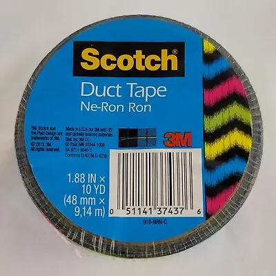 Scotch Pattern Duct Tape 1.88 Inch X 10 Yards (48mm × 914m) Ne-Ron Ron • $4.99