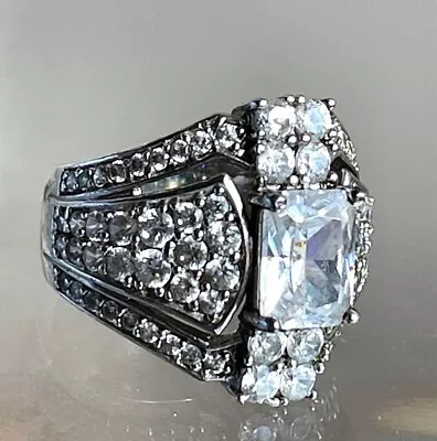 $56.97 • Buy Beautiful 925 Sterling Silver And Cz  Ring Size 5