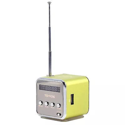 Mini Speaker Music Player FM Radio PC Fashion Support TF Card And U Disk Gr NGF • $12.46