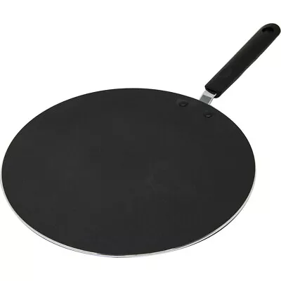 27.5cm Non Stick Tawa Tava Pan Indian Naan Roti Chapati Flat Bread Pancake New • £8.95