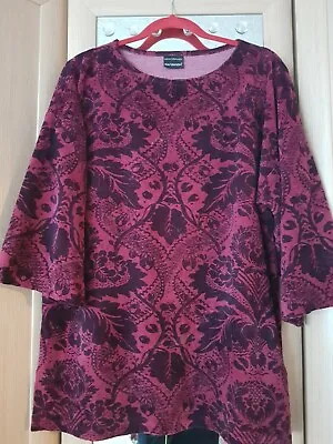 MARIMEKKO MIKA PIIRAINEN Velvet Cotton Top Blouse Shirt Size M • $27