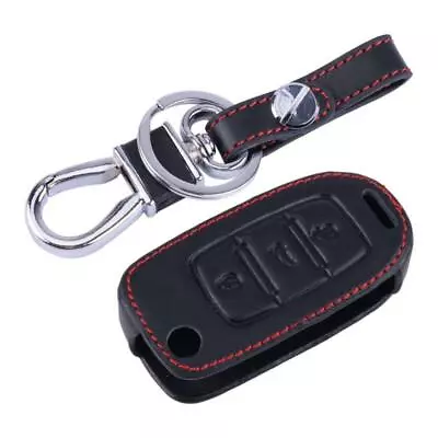 Key Case Cover Holder Leather Fit For VW Beetle Golf Jetta Remote Smart Key • $11.18