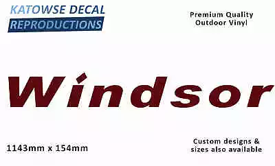 Windsor 2007 Caravan Replacement Vinyl Decal Sticker • $52.95