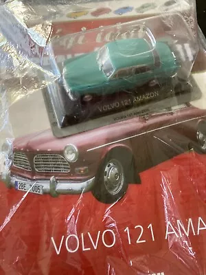 NEW Still In Wrap DeAGOSTINI 1966 VOLVO 121 AMAZON TURQUISE 1:43 MODEL CAR/BOXED • $37.32