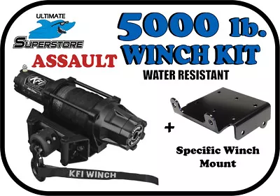  KFI 5000 Lb. ASSAULT Winch Mount Kit '01-'04 Honda Rubicon 500 TRX500 • $542.95