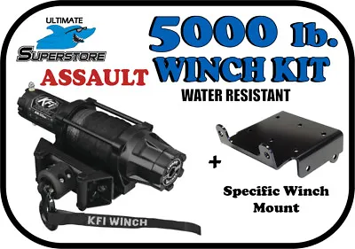  KFI 5000 Lb. ASSAULT Winch Mount Kit '15-'22 Honda 500 / 520 Pioneer • $550.95