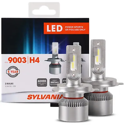 Sylvania 9003 | H4 LED Powersport Headlight Bulbs Off-Road Use/Fog Lights - 2PC • $94.75